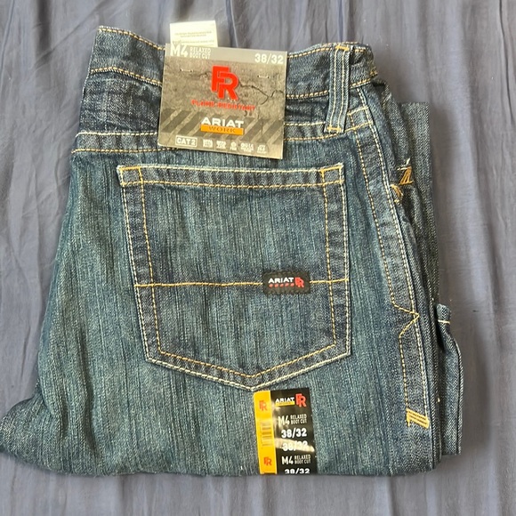 Flame resist ariat m4 relaxed boot cut jeans 38/32 - Picture 1 of 4